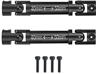 Qusedwey FüR FMS FCX24 Metall Stahl Antriebswelle CVD 1/24 RC Crawler Car Upgrades Teile ZubehöR