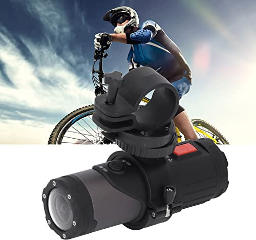 SustVita 4K Motorcycle Helmet Camera, Weatherproof Action Camera with 170 Degree Wide Angle, G Sensor Loop Recording for Sports