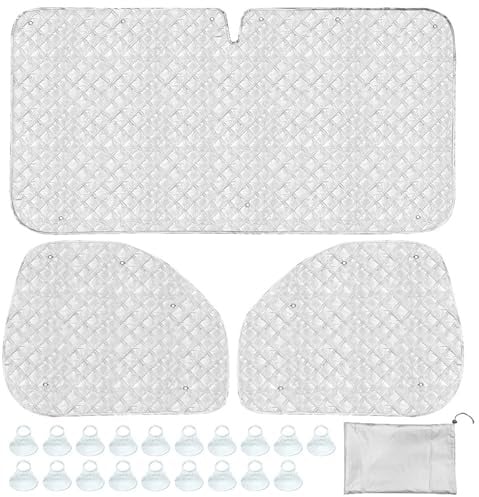 Rideaux Occultant pour Camping Car, Pare-Soleil intérieur de réfléchissant 7 Couches Utilisation adaptée pour Fiat Ducato 2006-2022