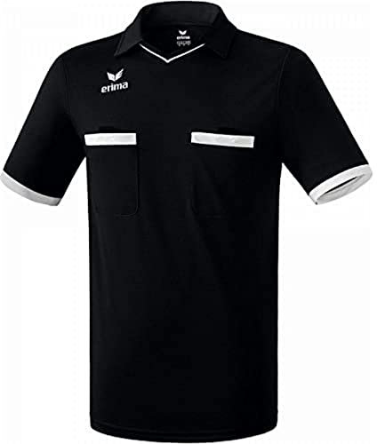 erima Herren Trikot Saragossa Schiedsrichtertrikot, schwarz/weiß, M, 3130711