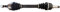 SKF Antriebswellensatz VKJC 8320 610.7mm Länge Kompatibel mit Peugeot