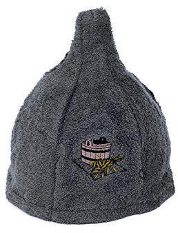 Ger3as Chapeau de sauna 7 couleurs pour homme et femme 100 % coton avec broderie, bonnet bien-être de qualité supérieure
