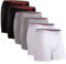 DANISH ENDURANCE 6er Pack Bambus Boxershorts Herren, Unterhosen Herren mit oder ohne Eingriff, L Multicolor (2X Black, 2X Grey, 2X White)