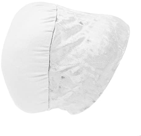 Wrapunzel Kopftuch, rutschfest, Volumizer, Haarabdeckung unter Schals, Kopftuch, Chemo-Kappe, Kopfbedeckung, Turban, Hijab, hergestellt in den USA, Cloud9 Shaper White M, Einheitsgröße