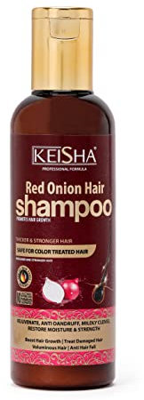 Keisha Red Onion Haarshampoo 200 ml für dickeres und stärkeres Haar