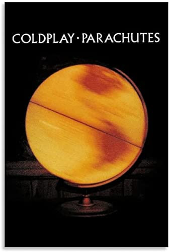 TSALF Malerei auf Leinwand Kein Rahmen Coldplay Parachutes Globe Musik Poster 60x90cm