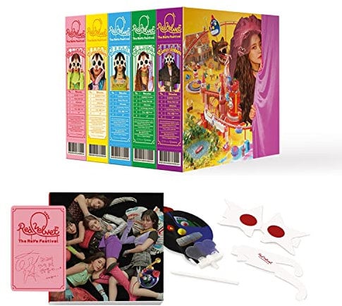 RED VELVET - ['The ReVe Festival’ Day 1] (Day 1 Ver. - Random Cover) Magic Kit + CD-R + Booklet + Random Card + 2 Pin Button Badges + 4 Extra Photocards