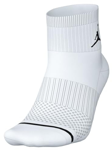 NIKE Cush Poly Socks White/Black S