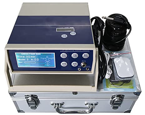 Entgiftungsgerät für Fußbad Ionen, Fußbad zur Entgiftung für persönliche Pflege, digitales LCD-Display, Spa System für die Füße zur Entgiftung mit Handschlaufe und
