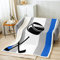 Kinder Eishockey Decke 130x150cm Ice Sports Spiels Kuscheldecke für Jungen Mädchen Jugendliche Dekor Hockey Spieler Wohndecke Frauen Männer Puck Hockey Couchdecke Flanell Fleecedecke