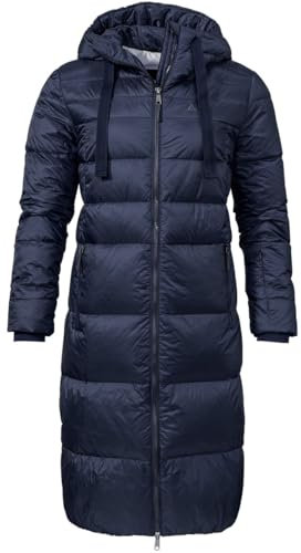Schöffel Damen Down Coat Kenosha Daunenmantel, Navy Blazer, 38 EU