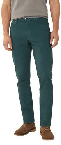 Hackett London Herren GMD Texture 5Pkt Hose, Green (Bottle Green), 34W/32L