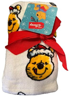 Disney Winnie Puuh Weihnachtshandtuch, 40,6 x 71,1 cm (Weiß - Pooh Bär)