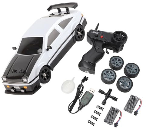 BuyWeek Ferngesteuertes Drift Auto, 2,4 GHz 1:16 RC Drift Auto Allradantrieb RC Car Spielzeug mit LED Lichtern für Kinder Jungen Mädchen Erwachsene
