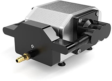 VOBOR Air Assist Laser,Asistencia de Aire, 30l/min Velocidad Ajustable de Compresor de Aire para Bomba Air Assist Laser para S10 u otros Grabadores Láser de Asistencia Neumática
