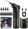 Kit De Retrait De Cérumen Électrique, Outil De Nettoyage Par Irrigation Des Oreilles, Éliminateur De Cérumen Portable Pour Rinçage Des Oreilles Dans Toutes Direction 4 Modes, Emballage De 16 Embouts