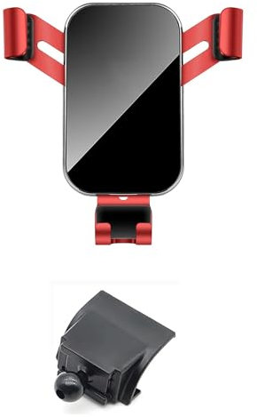 GOPC Autotelefonständer,kompatibel mit Land Rover Discovery Freelander F 2016-2020,Autotelefonhalterung Zubehör,2-Red