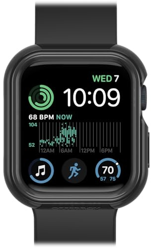 OtterBox Watch Bumper Apple Watch Series SE (2nd/1st gen)/6/5/4-44mm, custodia di protezione elegante, antiurto, a prova di caduta per Apple Watch, Guards Display e Edges, Nero