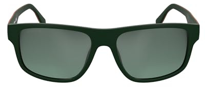 Lacoste Men's Sunglasses L6057S - Matte Green with Gradient Mirror Green Lens