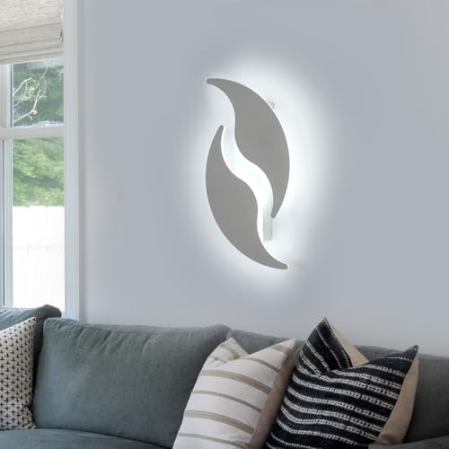 Comely Wandleuchte Innen, 18W Wandlampe LED Kaltweiß 6500K Kreatives Design | LED Wandleuchten Innen Modern für Schlafzimmer Wohnzimmer Korridor Flur