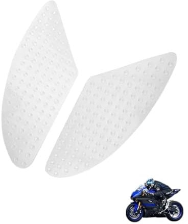 TPZORJX 1 Paio Tappetino di trazione Laterale del Serbatoio della Moto, Antiscivolo, Adatti per la Maggior Parte delle Moto per H.o.n.d.a/K.a.w.a.s.a.k.i