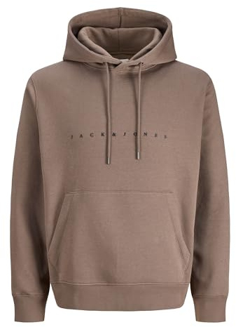 JACK & JONES Herren Hoodie Kapuzenpullover JJESTAR JJ Sweat Hood - Relaxed Fit