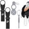 JEYORZY 4 Stück Flaschenhalter Gürtel, Flaschenhalter Clips, Karabiner Flaschenhalter - Wasserflasche Schnalle, Nylon Gürtel Flaschenhalter Clips, Wasserflaschenhaken, Wasserflasche Schnalle