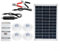 Chargeur solaire flexible 50 W 18 V avec deux ports USB, parfait pour une utilisation en extérieur et le chargement des batteries de voiture