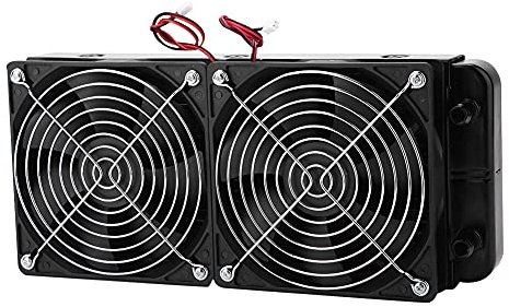 SustVita High Performance Liquid Cooling System - 240MM CPU Water Cooling Radiator with Dual Fan Heat Sink - Nice for Gaming and Overclocking