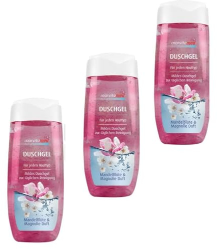 Marvitamed Duschgel Mandelblüte & Magnolie Duft, 3x300 ml