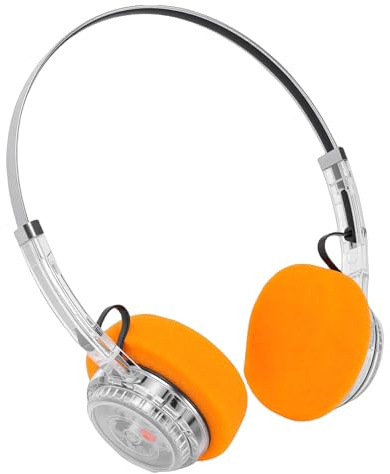 Greensen Retro -Kopfhörer, Leichtes Metall-Kopfband mit 6-Grad-Ohrpolster-Verstellung, für Outdoor-Aktivitäten und Sicheres Hören