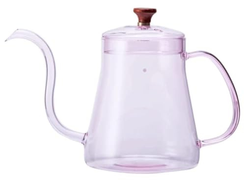 Gooseneck Glass Kettle(Pink)