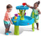 Step2 Summer Showers Splash Wasserspieltisch | Kleiner Wassertisch mit 8-teiligem Zubehörset | Garten Wasser Spieltisch für Kinder in Blau.
