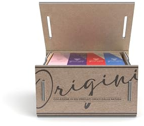 Riso Vignola, Origini, Cofanetto Degustazione Riso, Box Selezione Varietà di Riso Basmati, Bomba e Verelé, Contiene 4 Confezioni da 500gr, Ricettario Incluso