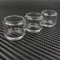 Denghui-ec, 4 Piezas de reemplazo Transparente extienden el Tubo de Vidrio for SMOK TFV8 X-Baby Beast Tank 4 ml atomizador, Sin Tabaco ni nicotina (Color : Clear)