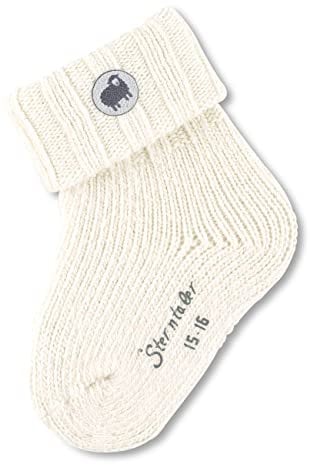 Sterntaler Unisex Baby Wolle Socken, Cremeweiß, 14 EU
