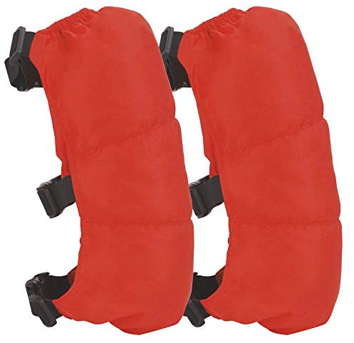 RUIXIB Winter Motorrad Daunen Knieschoner Knieschützer Kniewärmer Warmer Verdicken Winddicht Wasserdicht Kältebeständig Knie Stulpen Kniepflege für Outdoor Sport Damen Herren Ältlich Menschen