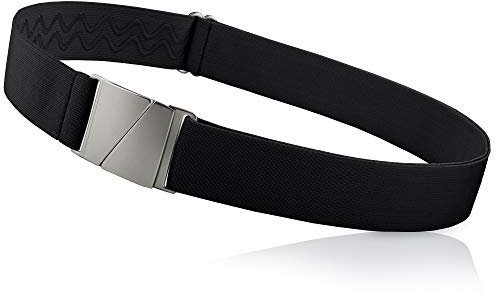 ONE-BELT Damen Classic Interlocking Buckle Gürtel, Schwarz, Standard