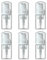 6 Pcs Empty Foam Pump Bottle 1oz/30ml Travel Size Plastic Pump Bottle Soap Bottle Portable Small Hand Sanitizer Dispenser Bottles, Refillable Clear Instant Foaming Bottles for Hand Lotion Shampoo