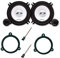 Kit 4 Casse SXE 1350S Per Renault Clio Con Adattatori E Supporti Altoparlanti Alpine Predisposizione Posteriore Con Tweteer Separati