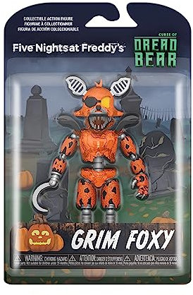 Funko Action Figure: Five Nights at Freddy's (FNAF) Dreadbear - Grim Foxy - Sammlerstück - Geschenkidee - Offizielle Handelswaren - Für Jungen, Mädchen, Kinder & Erwachsene - Video Games Fans