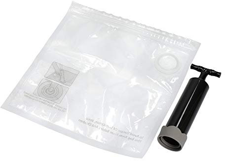 MasterClass Food Vacuum Sealer with 4 Reusable Food Bags, 24 x 24cm