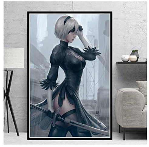 RUIYANMQ Nier Automata Kampfspiel Mädchen Japan Anime Poster Puzzle 1000 Teile Für Lernspielzeug Kreative Geschenke Familienspiele Uf109Vw