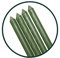 HERSIG - Tutores para Plantas de Hierro Plastificado de 90 cm 11mm - Pack de 10 Tutores de Hierro de Color Verde