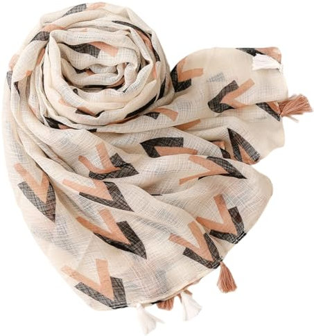 FAIRYGATE Tuch Damen Frühling Blumenmuster Schal für Frauen Leichtgewicht für Herbst Winter Schals Schal Wrap Stola Damen Festlich 58009