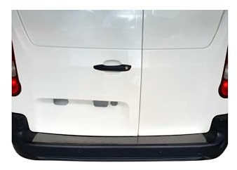 OMAC Ladekantenschutz Stoßstangenschutz kompatibel mit Toyota Proace City 2019-2024 Chrom Dunkel