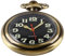 Tiong Bronze Glänzende arabische Ziffern Herren Quarz Taschenuhr Taschenuhr Geschenk Quarz Uhrwerk für Herren mit Kette-Schwarz, Mb-cfj020…