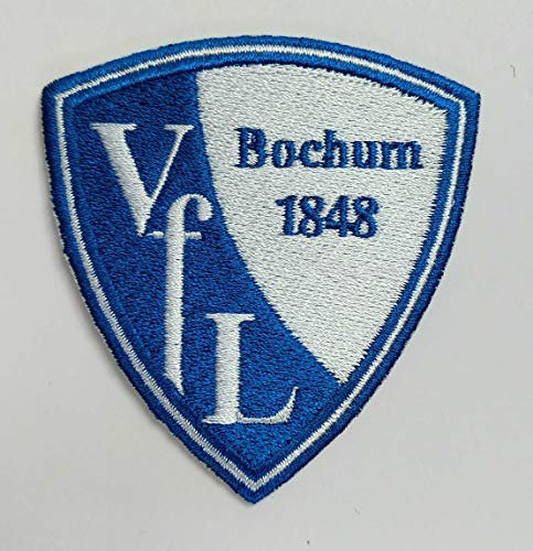 2stk FC Bochum Aufnäher Patch Football Fussball Soccer Club Iron on bügelbild aufbügler Badge Team logo