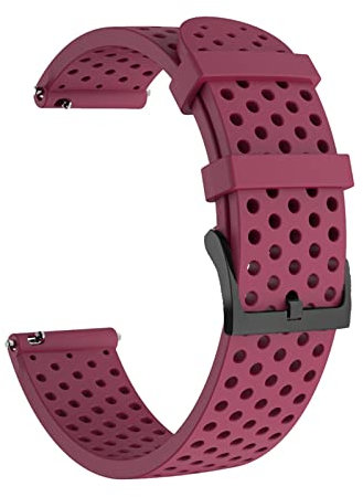 AEMALL 20mm Orologio Silicone Cinturino Per SUunto 3 Fitness Cinturino Per Polar Ignite/2/Unite Smartwatch Cintura Writband, For Polar Ignite 2, agata