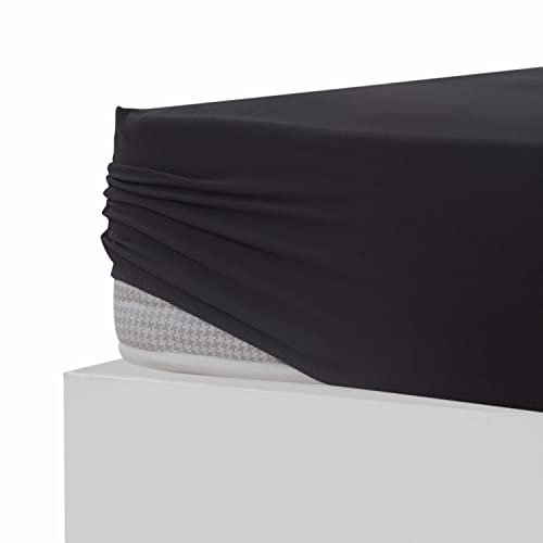 Stupendo Jersey Spannbettlaken Spannbetttuch Laken Bettlaken 100% Baumwolle Oeko-TEX® Steghöhe bis 25 cm (Anthrazit, 120x200-130x200 + 25 cm)
